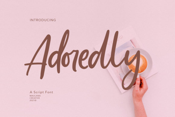 Adoredly Script: A Polished Handwritten Font for Brands