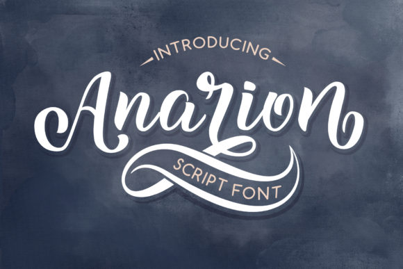 Anarion Script: A Premium Handwritten Typeface for Marketers