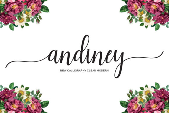 Andiney Script: A Modern Calligraphy Font Review