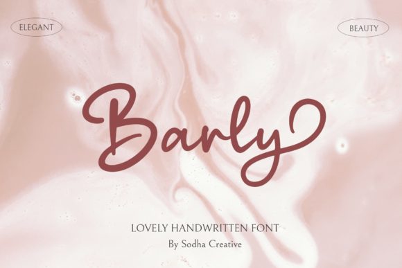 Barly - Cute Script for Elegant Branding