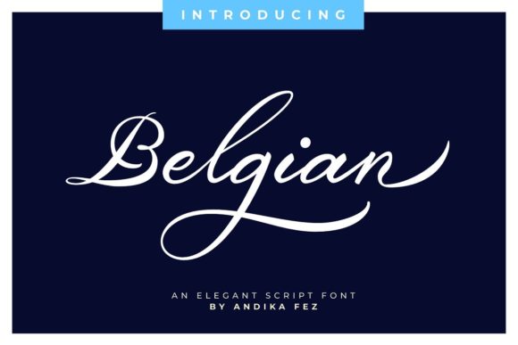 Belgian Script: A Refined Font for Makers