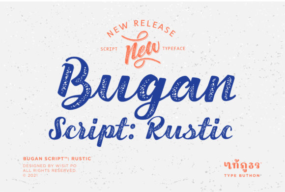 Bugan Script Rustic: A Handwritten Font for Your Brand