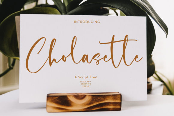 Cholasette Script: A Stylish Typeface for Web Design