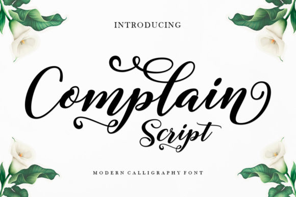 Complain Script: A Ravishing Typeface for Web Design