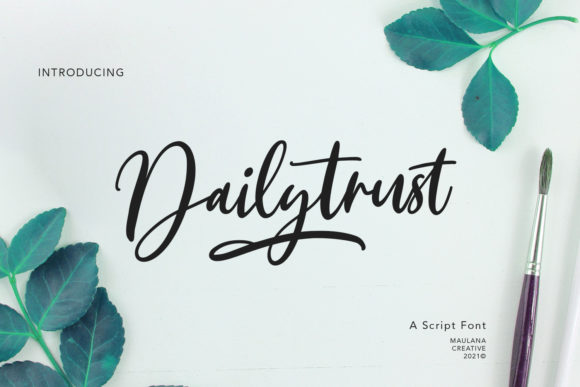 Dailytrust Script: A Premium Handwritten Font for Web Design