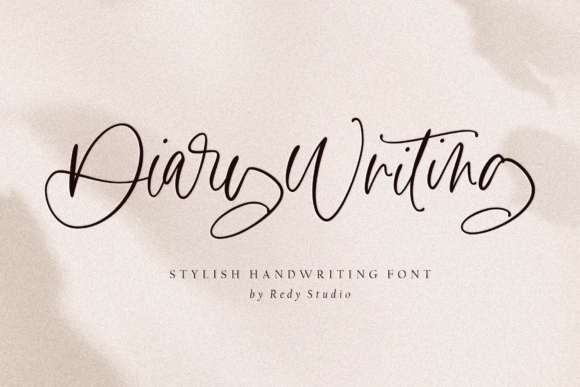 Diary Writing: A Handwritten Font for Makers