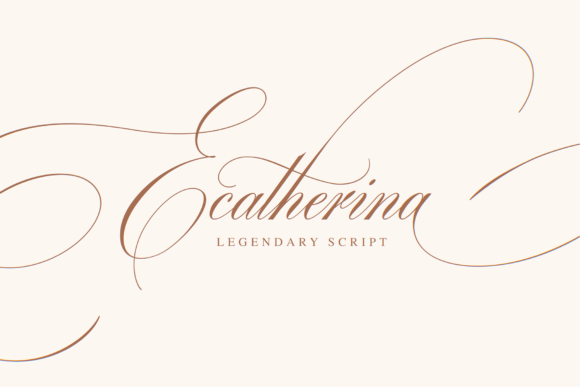 Ecatherina: A Review of This Graceful Script Font