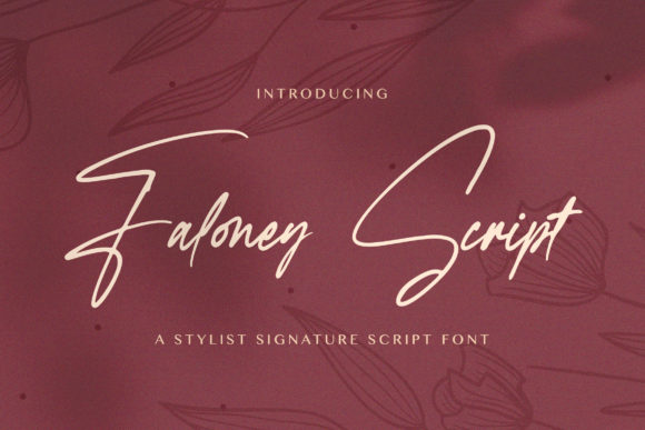 Faloney Script: A Luxury Font for Web Design
