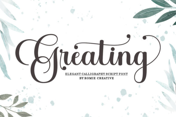 Greating: The Script Font for Elegant Branding