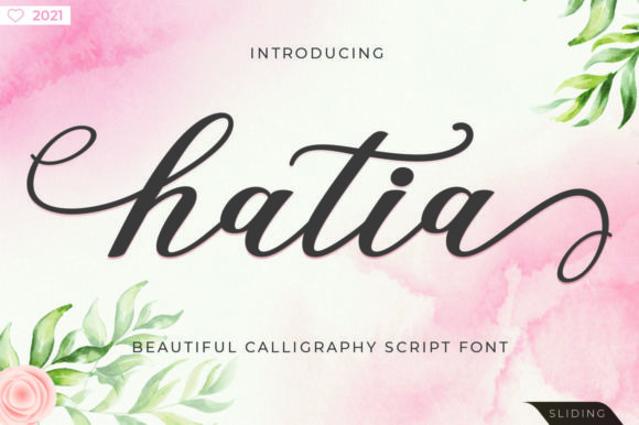 Hatia Script: A Delicate Typeface for Elegant Design