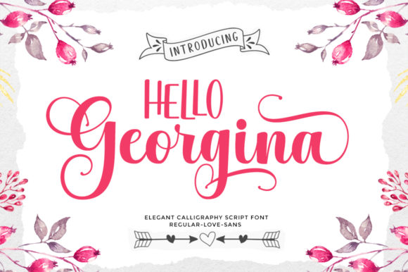 Hello Georgina: A Jolly Duo Font for Makers
