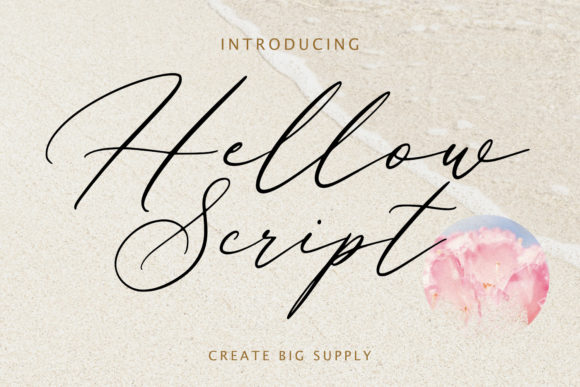 Hellow Script: A Ravishing Cursive Typeface for Makers