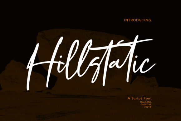 Hillstatic Script: A Stylish Typeface for Modern Branding