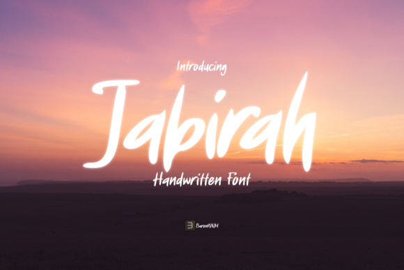 Jabirah: A Dazzling Script Font for Branding