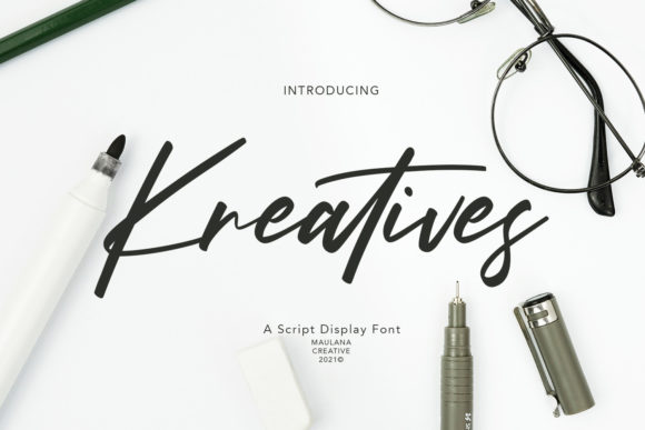 Kreatives Script: A Luxury Handwritten Font for Campaigns
