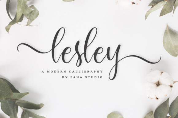 Lesley Script: A Romantic Calligraphy Typeface for Editors