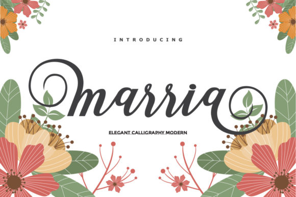 Marria Script: Elegant Calligraphy for Crafters