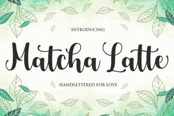 Matcha Latte Script: A Bold Handwritten Font for Branding