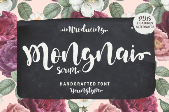 Mongnai Script: A Chic Brushed Typeface for Campaigns