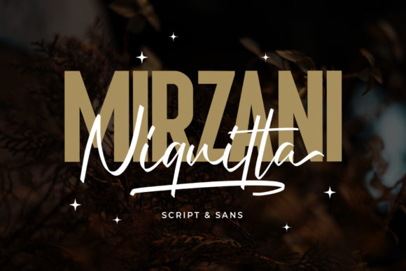 Niquitta Mirzani: A Script Handwritten Font for Editorial Design
