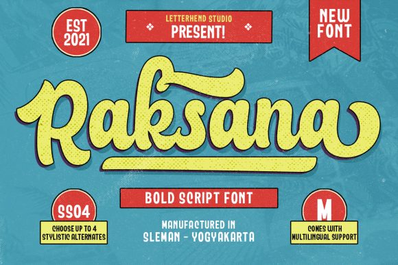 Raksana: A Bold Script Font for Campaigns