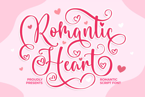 Romantic Heart: A Script Handwritten Font for Campaigns