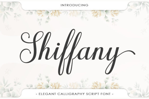 Shiffany Script: Elegant Handwritten Font for Crafters