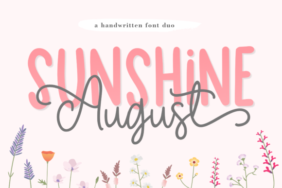 Sunshine August: A Premium Duo Font for Editorial Design