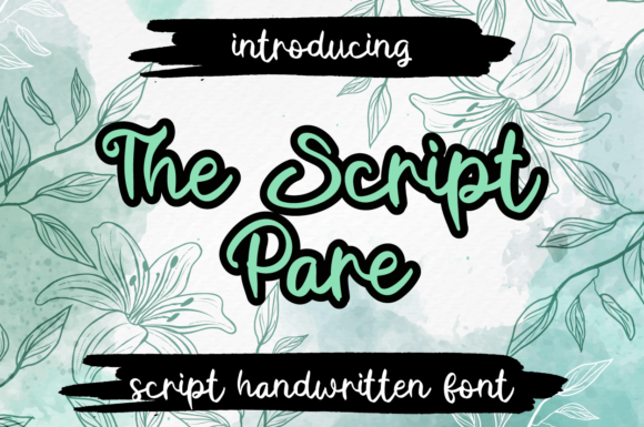 The Script Pare: A Premium Handwritten Font for Web Design