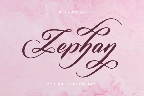 Zephan: An Elegant Script Font for Makers